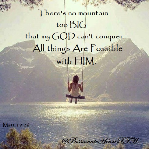 ALL THINGS ARE POSSIBLE WITH GOD READY