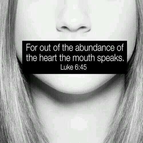 BE CAREFUL WHAT YOU SAY