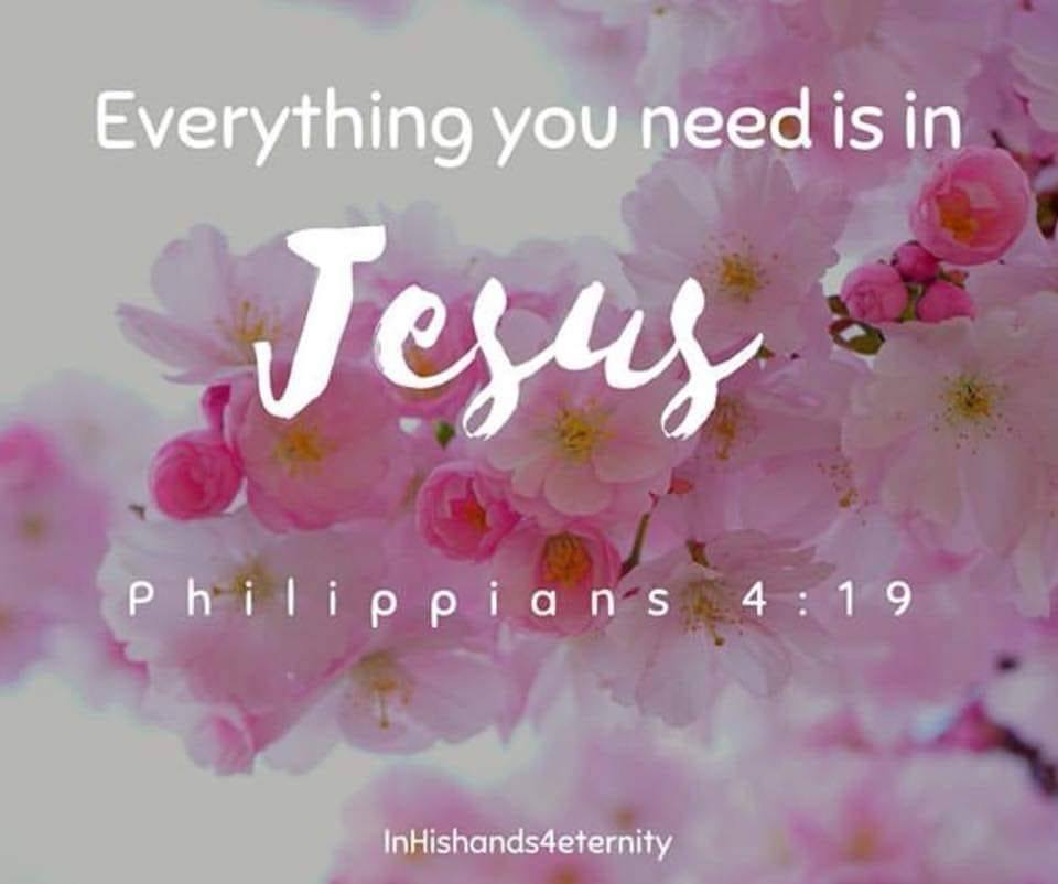 EVERYTHING YOU NEED IS IN JEASUS